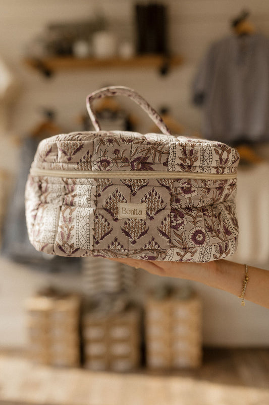 Bonita Quilted Vanity Bags