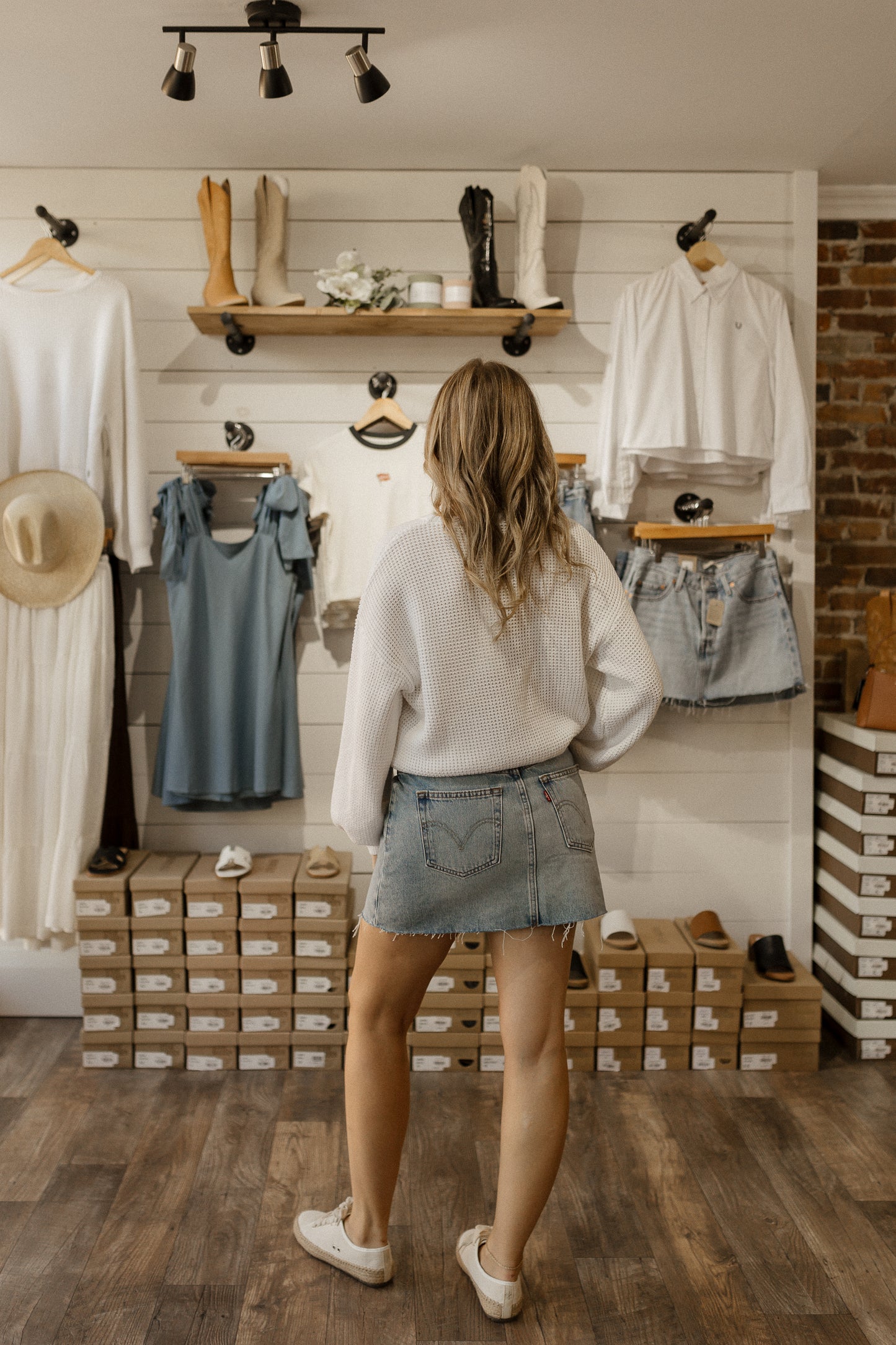 Icon Light Denim | Skirt