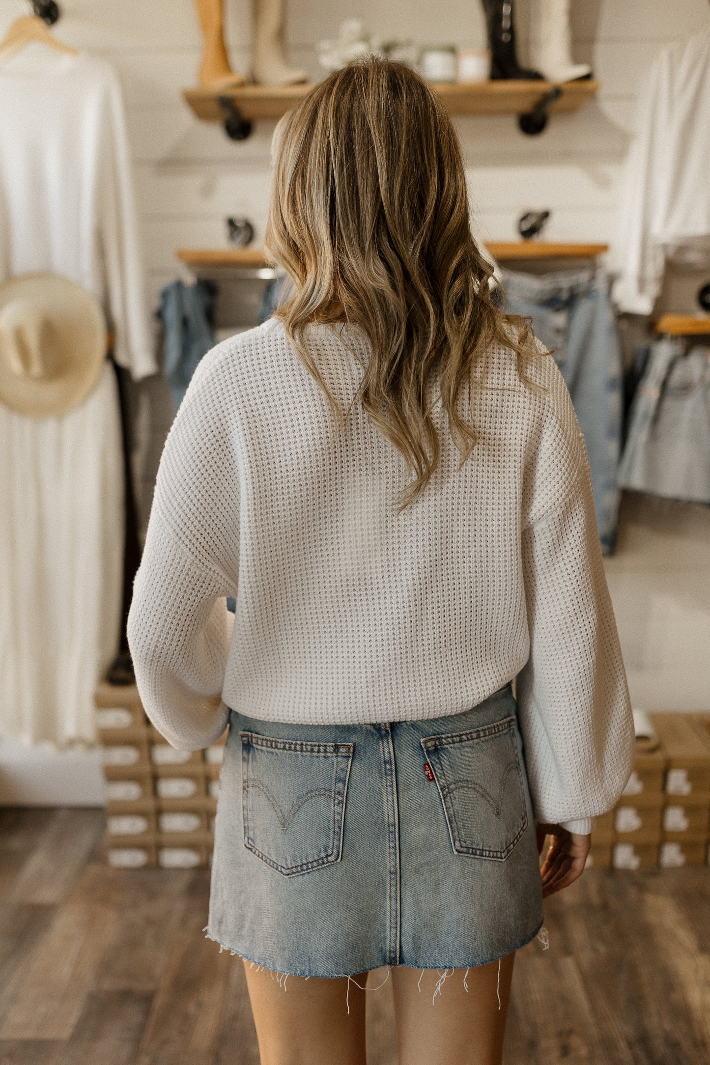 Icon Light Denim | Skirt