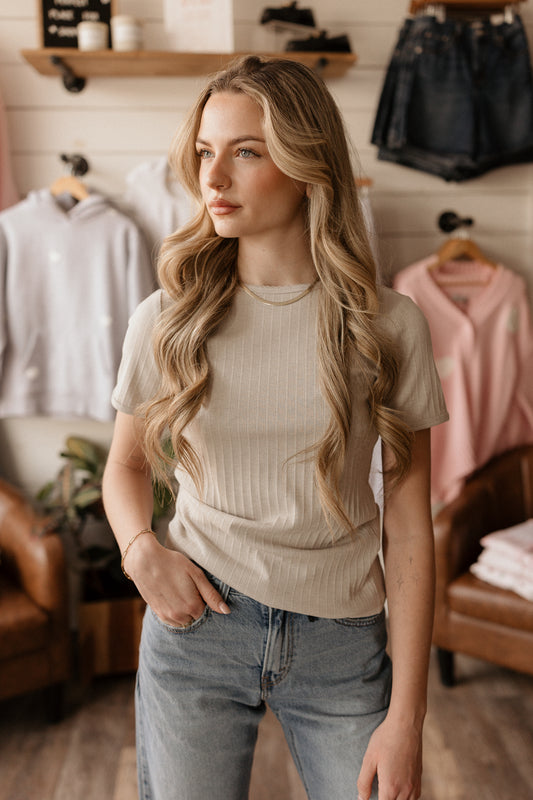 Desi | Ribbed Tee