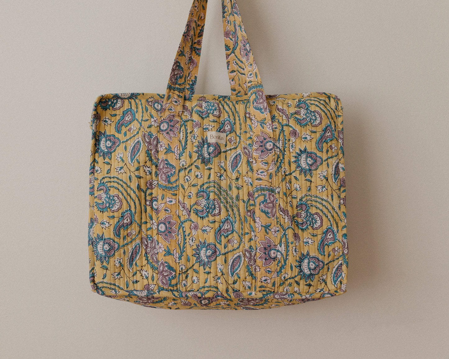 Bonita Quilted XL Tote Bag