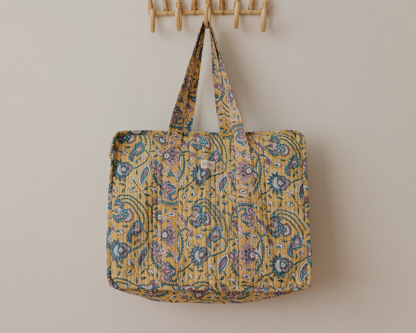 Bonita Quilted XL Tote Bag