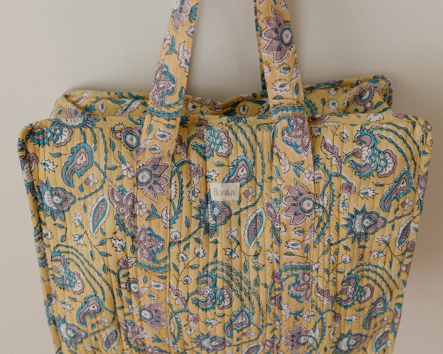Bonita Quilted XL Tote Bag