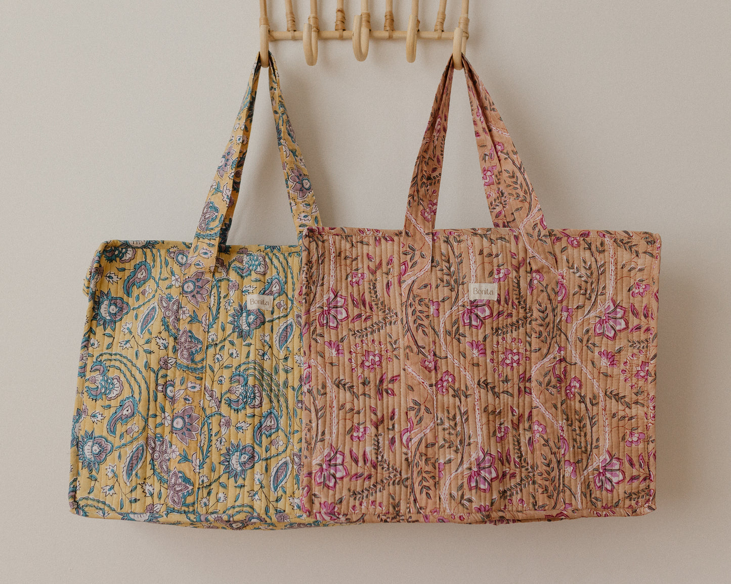 Bonita Quilted XL Tote Bag