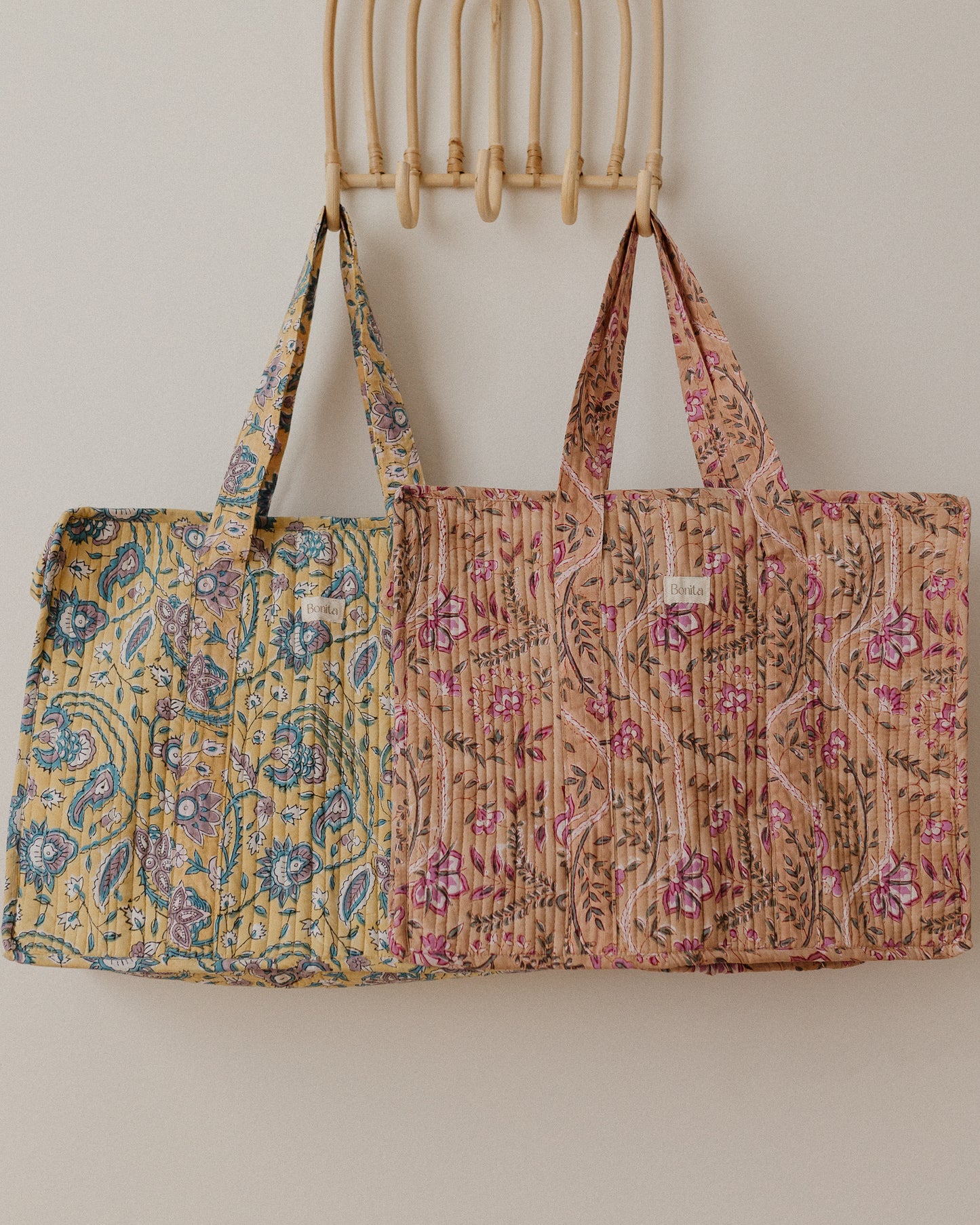 Bonita Quilted XL Tote Bag