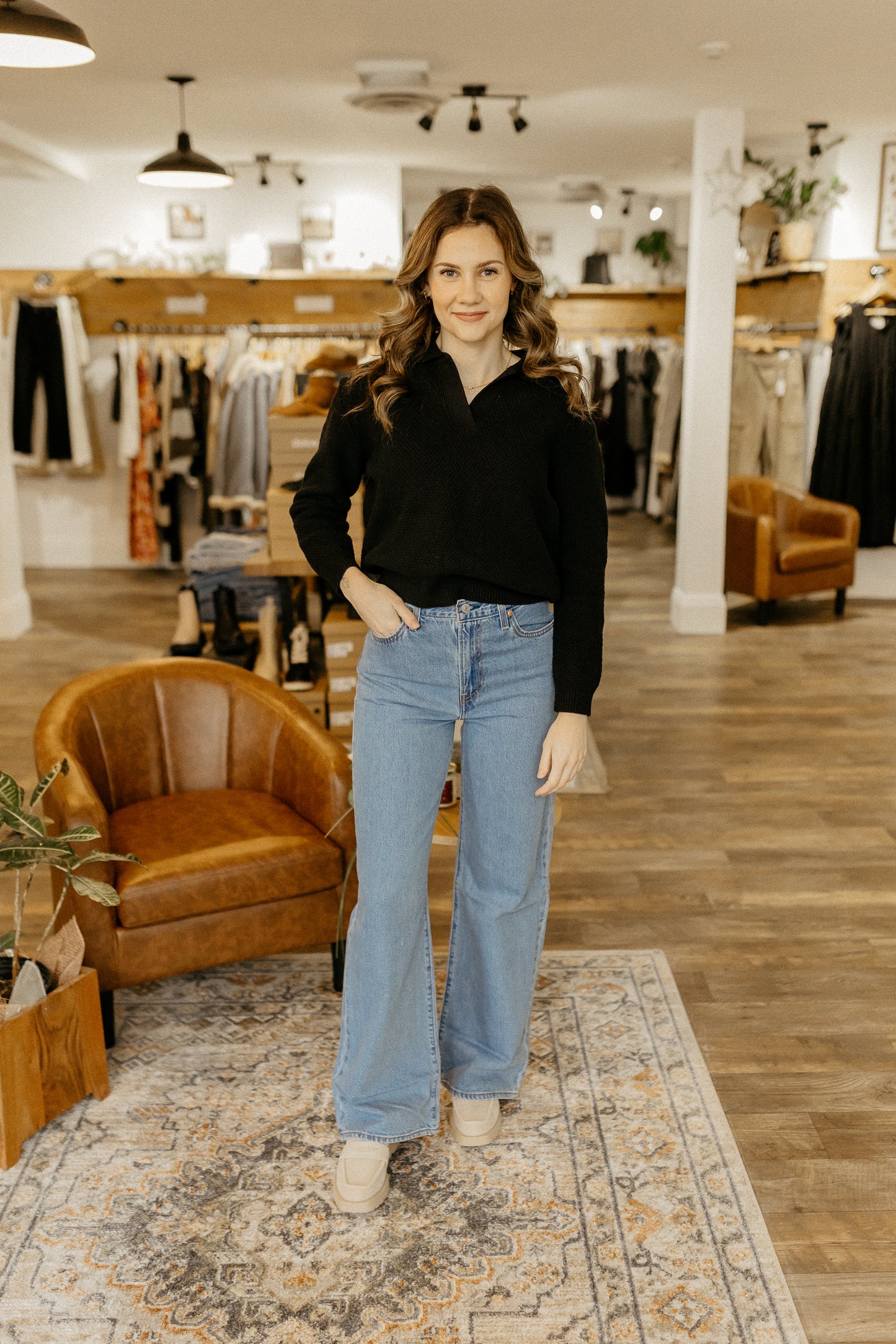 Levi's Ribcage Wide Leg | Denim