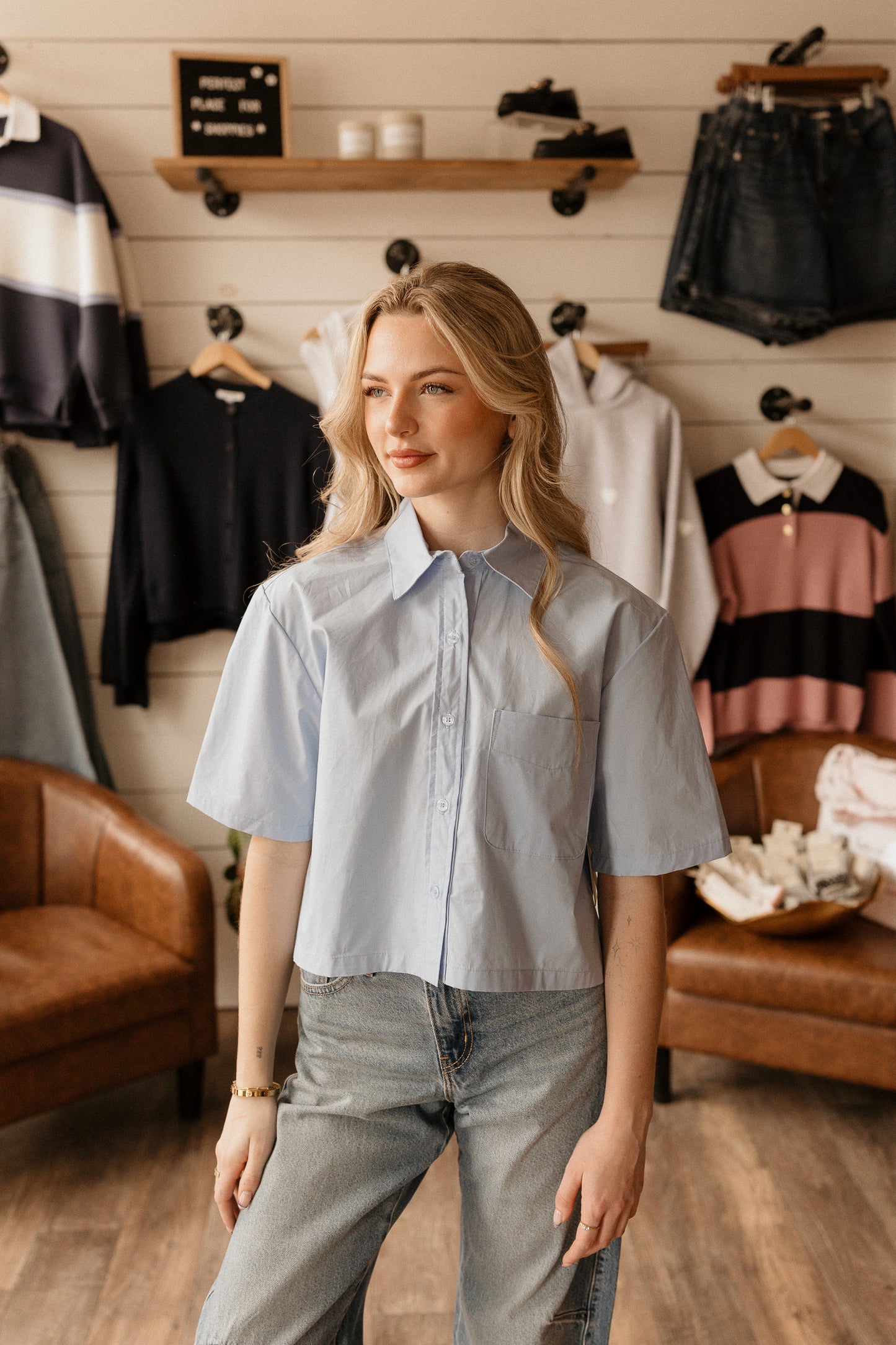 Selena | Poplin Blouse