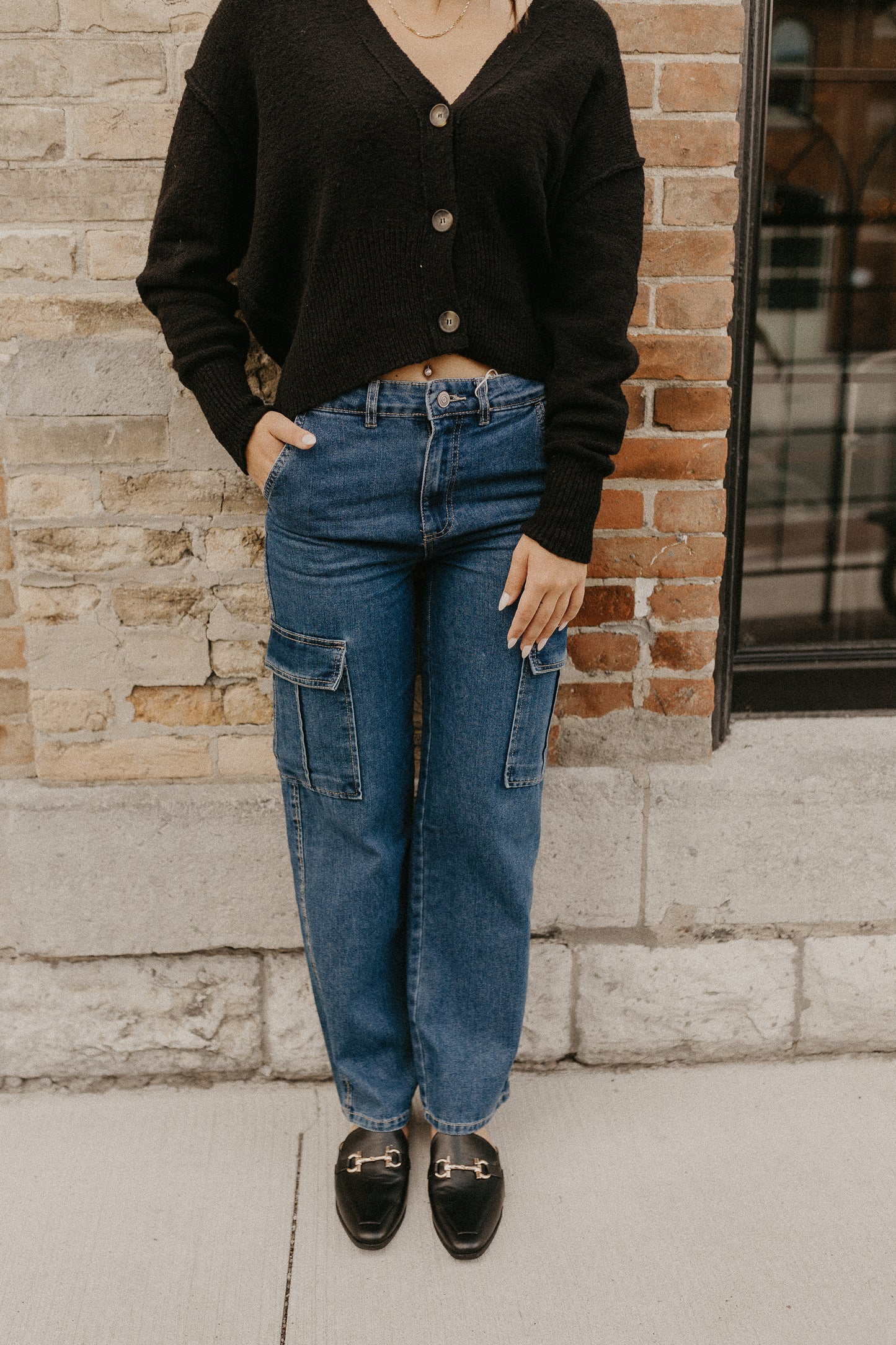 Denim Cargo | Pant