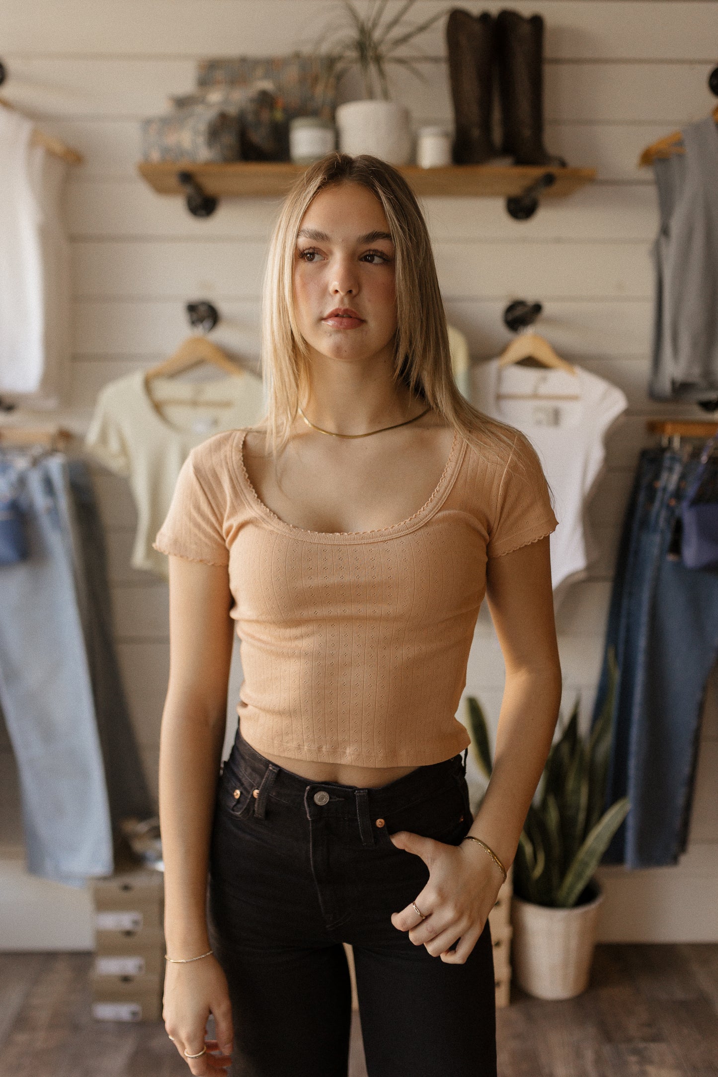 Pointelle | Tee