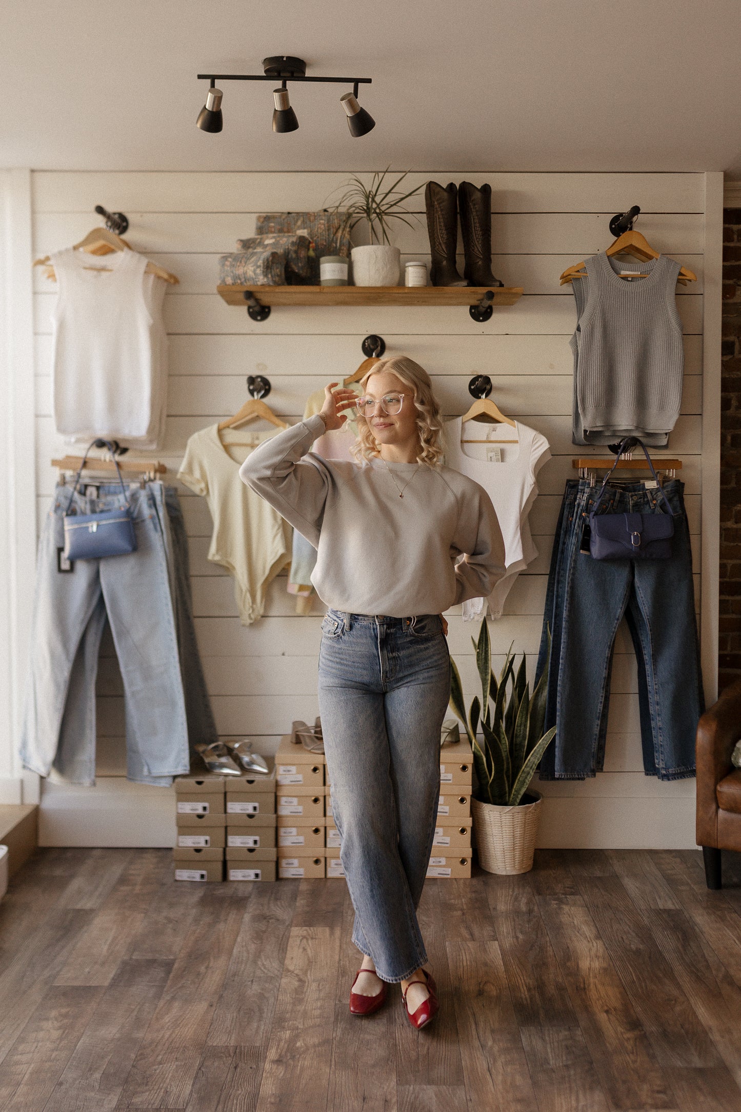 Wes | High Rise Barrel Denim