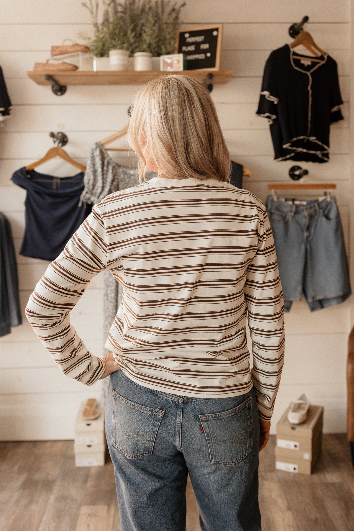 Sophia | Boxy Stripe