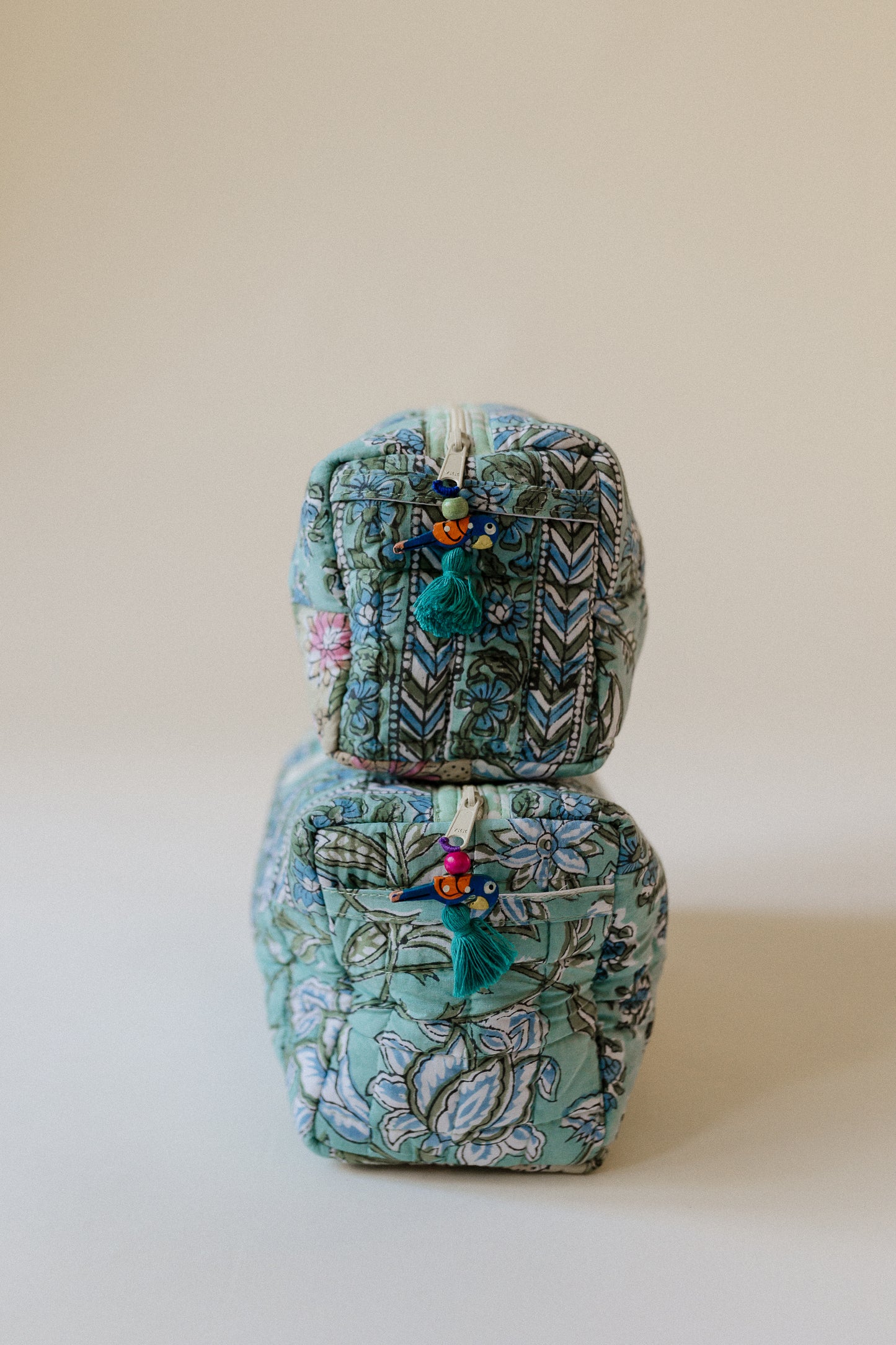 Bonita Patchwork Quilted MED Cosmetic Bag