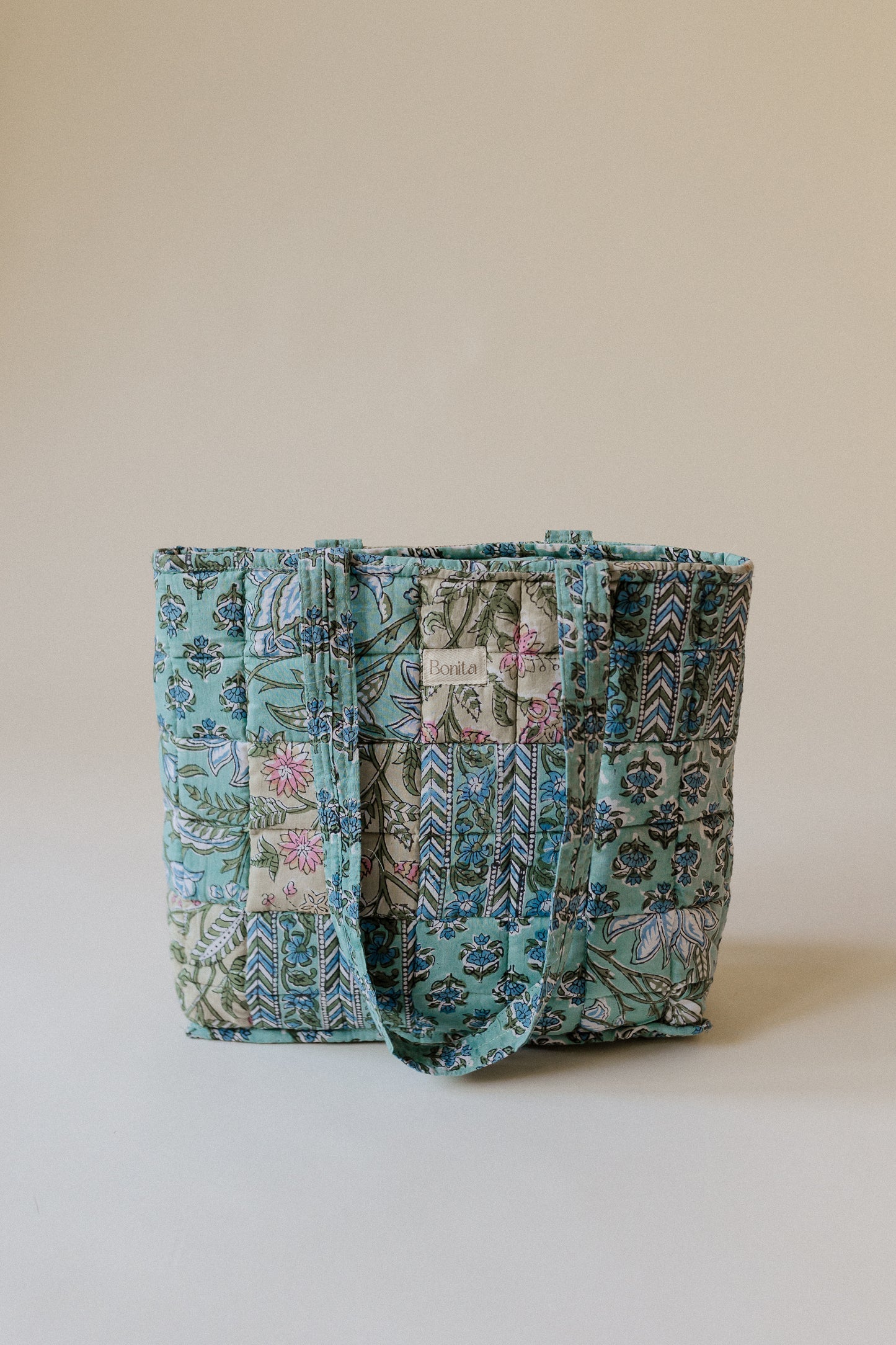 Bonita Patchwork Quilted Mini Tote Bag