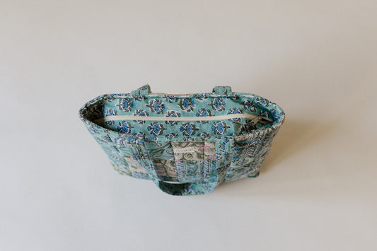 Bonita Patchwork Quilted Mini Tote Bag