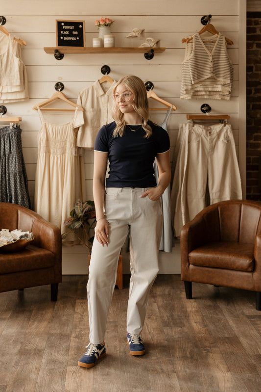 Denim Barrel | Pant