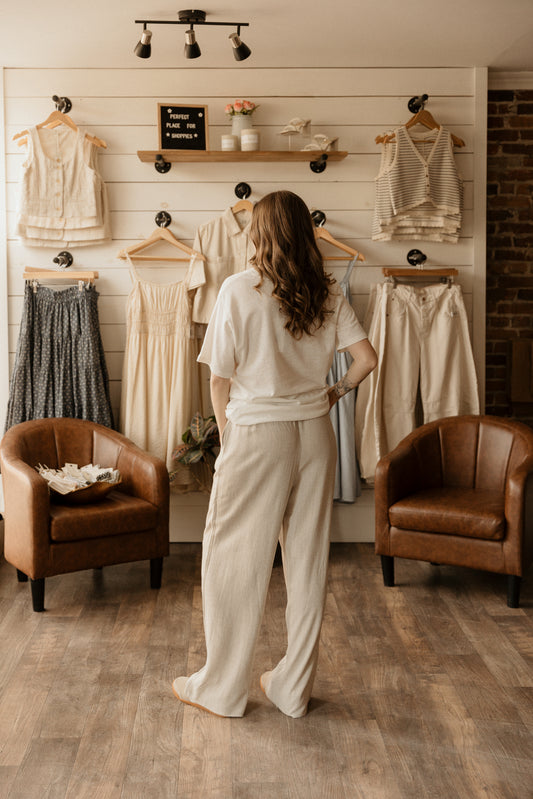 Natural Linen | Trousers