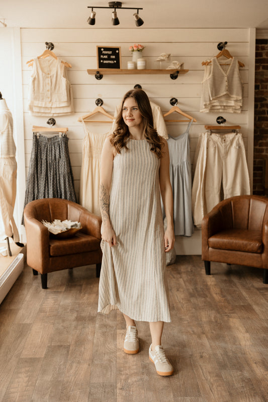 Indie Dress | Nautical Stripe