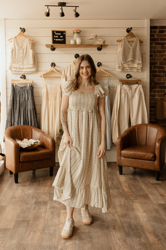 Francesca Dress | Blue Floral