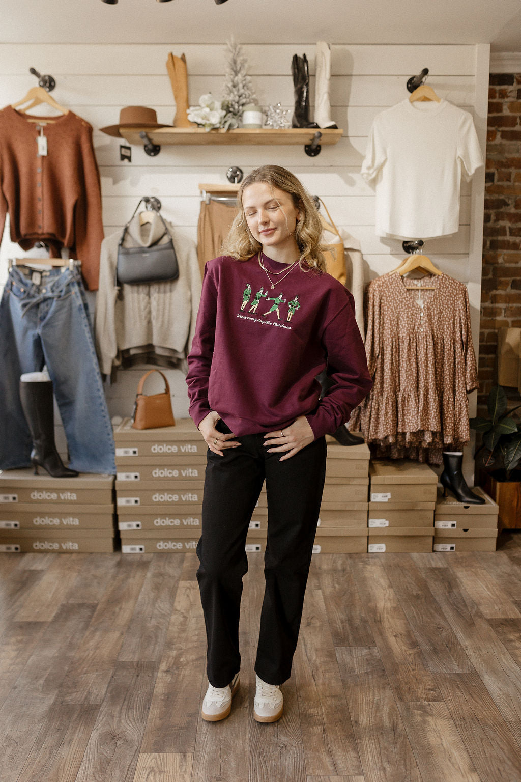 Treat every day like Christmas | Crewneck