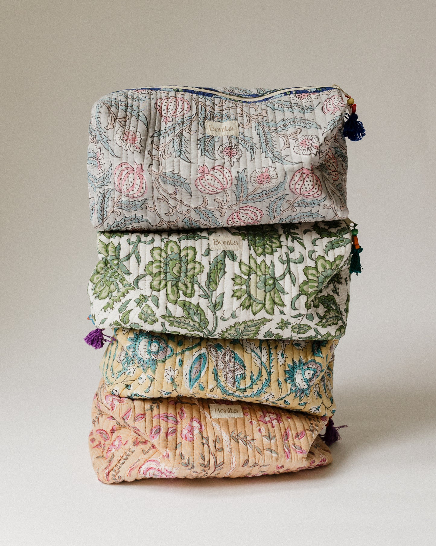 Bonita Quilted MED Cosmetic Bags