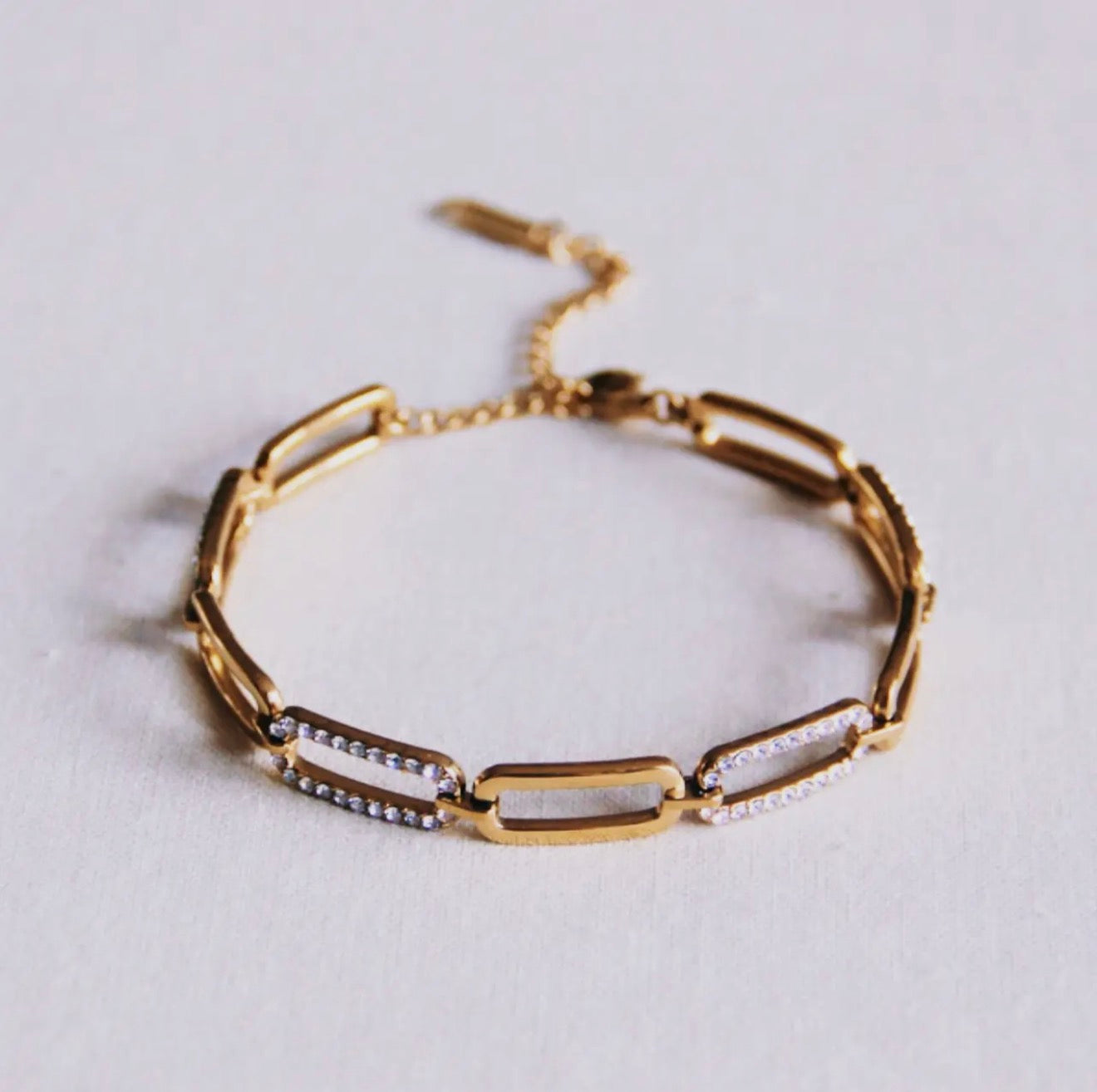 Rhinestone Sparkle Link | Bracelet