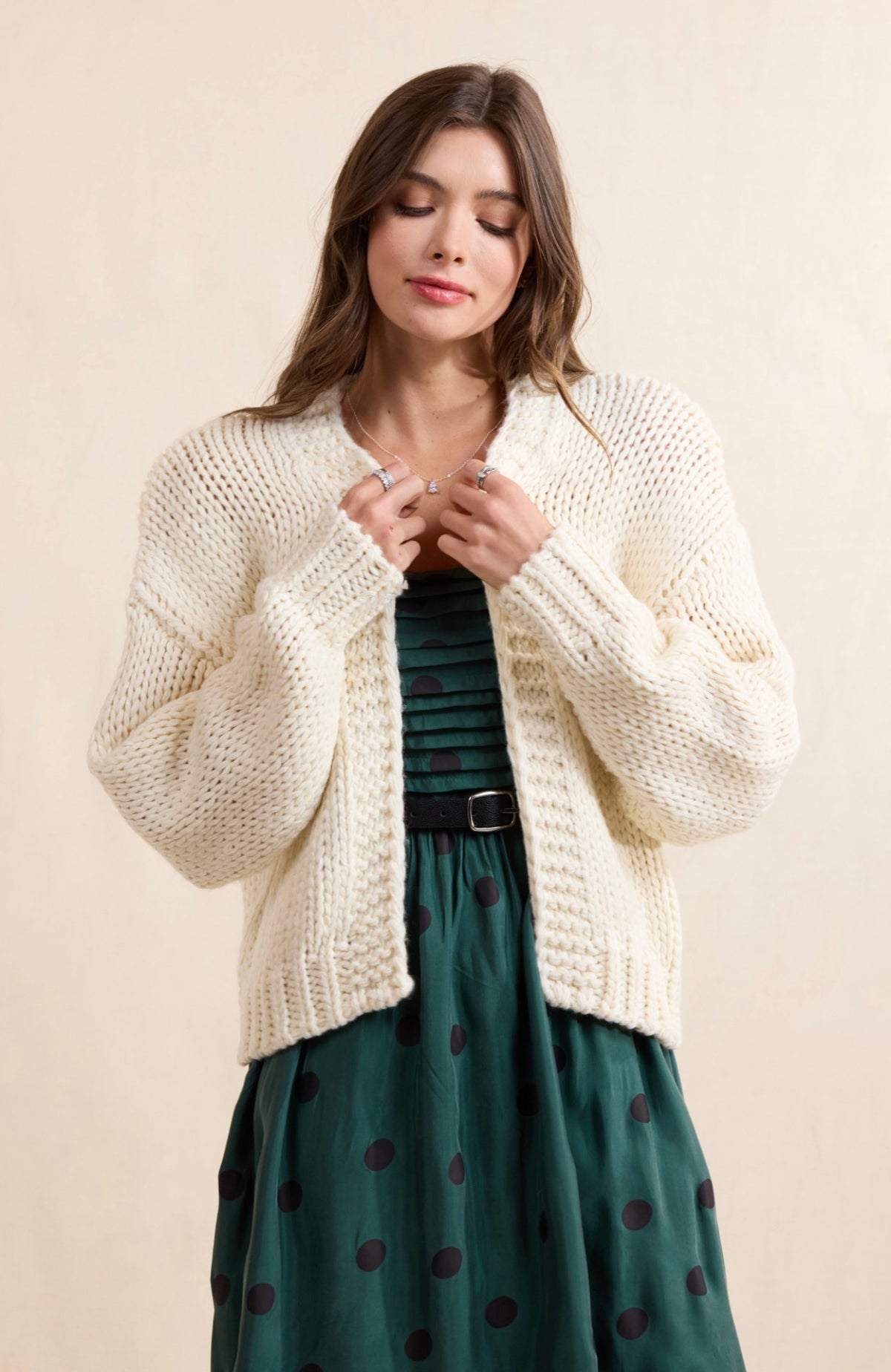 Jessica | Open Knit Cardigan