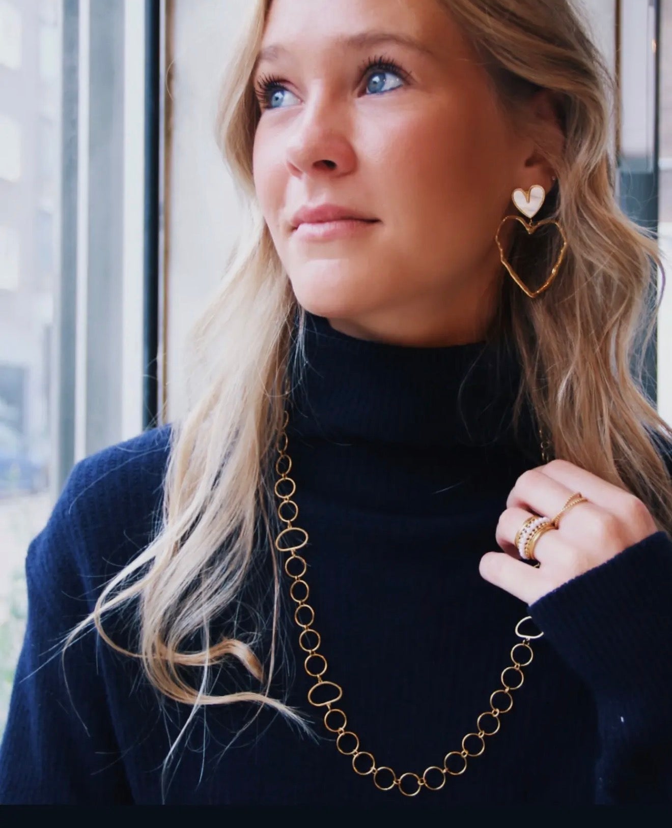 Long Circle Link | Necklace