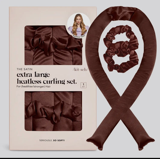 XL Satin Heatless Curling Set