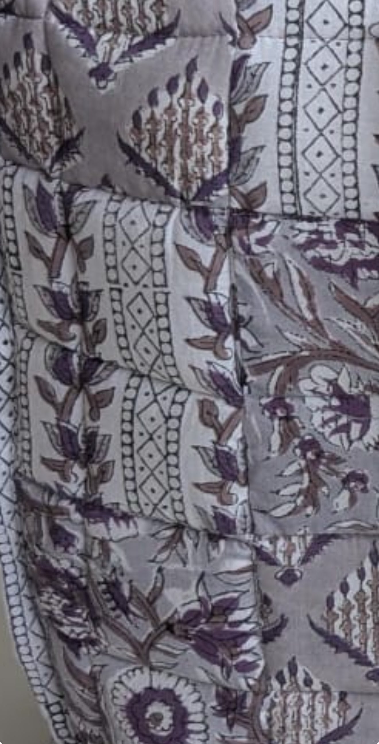 Bonita Patchwork Quilted MED Cosmetic Bag