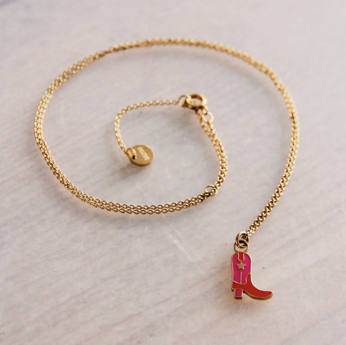 Pink & Red | Cowboy Necklace