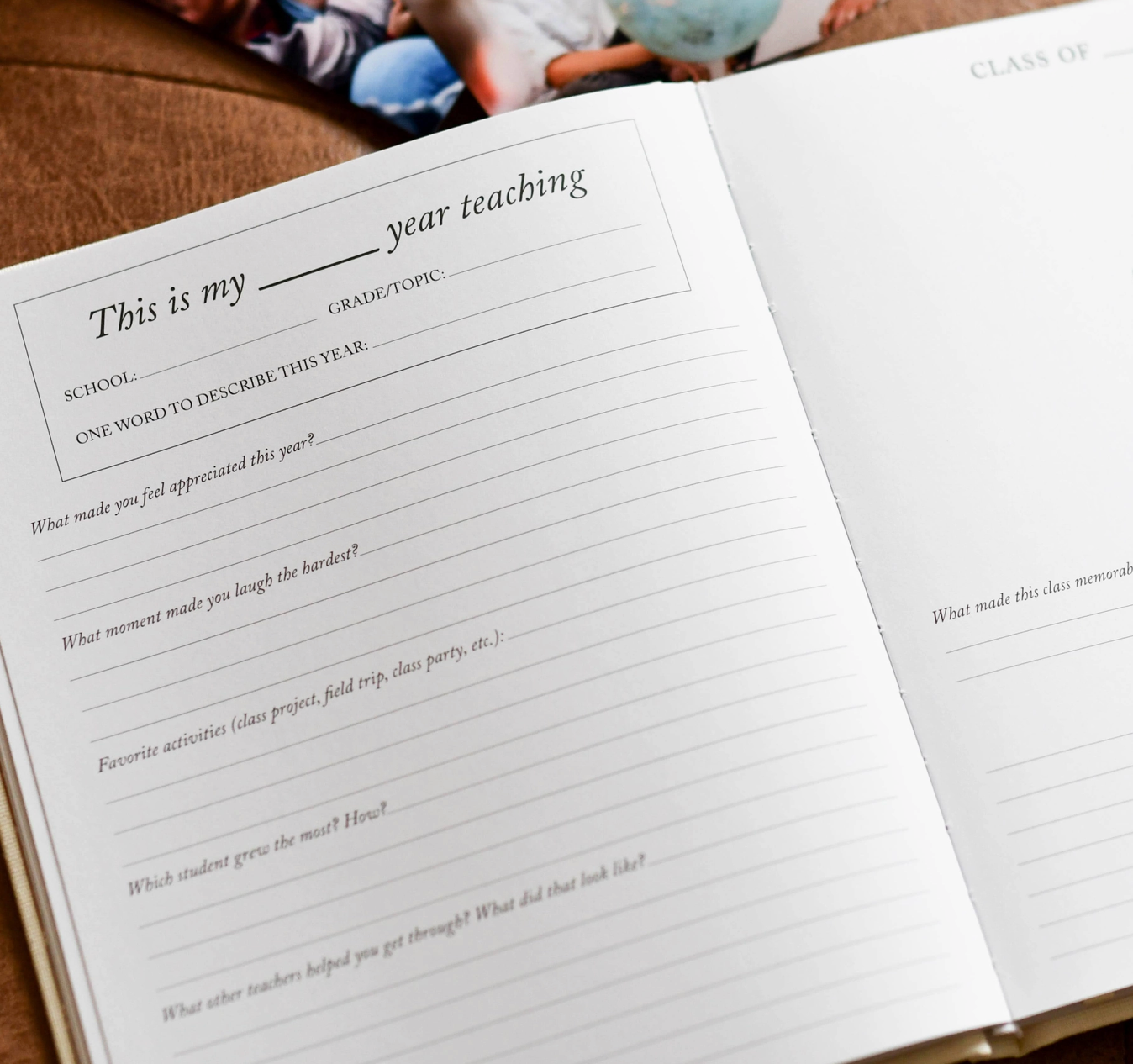 Teacher | Memory Book