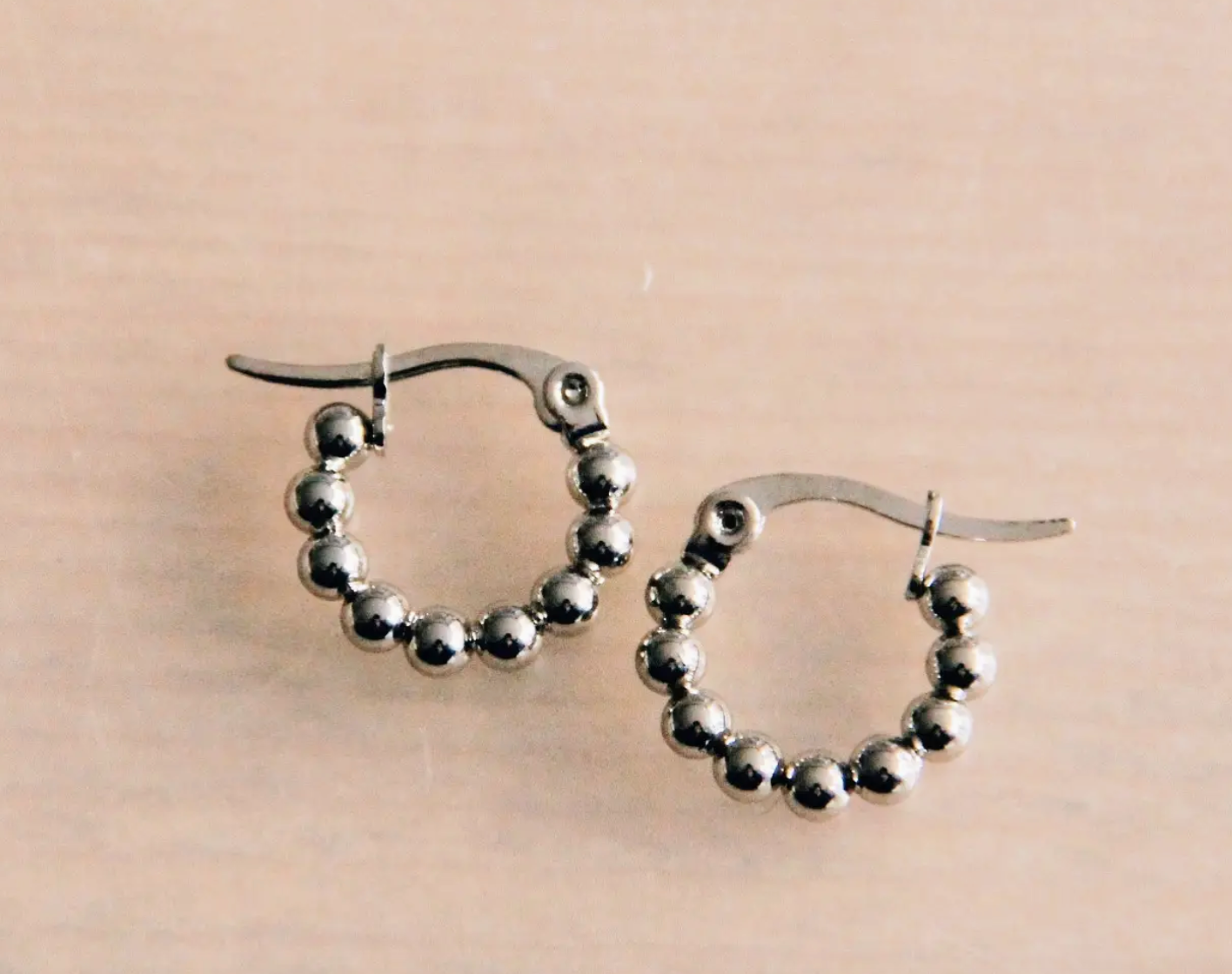 Small Silver Ball | Creoles