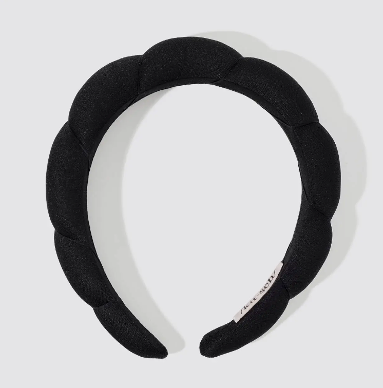 Black Puffy | Headband