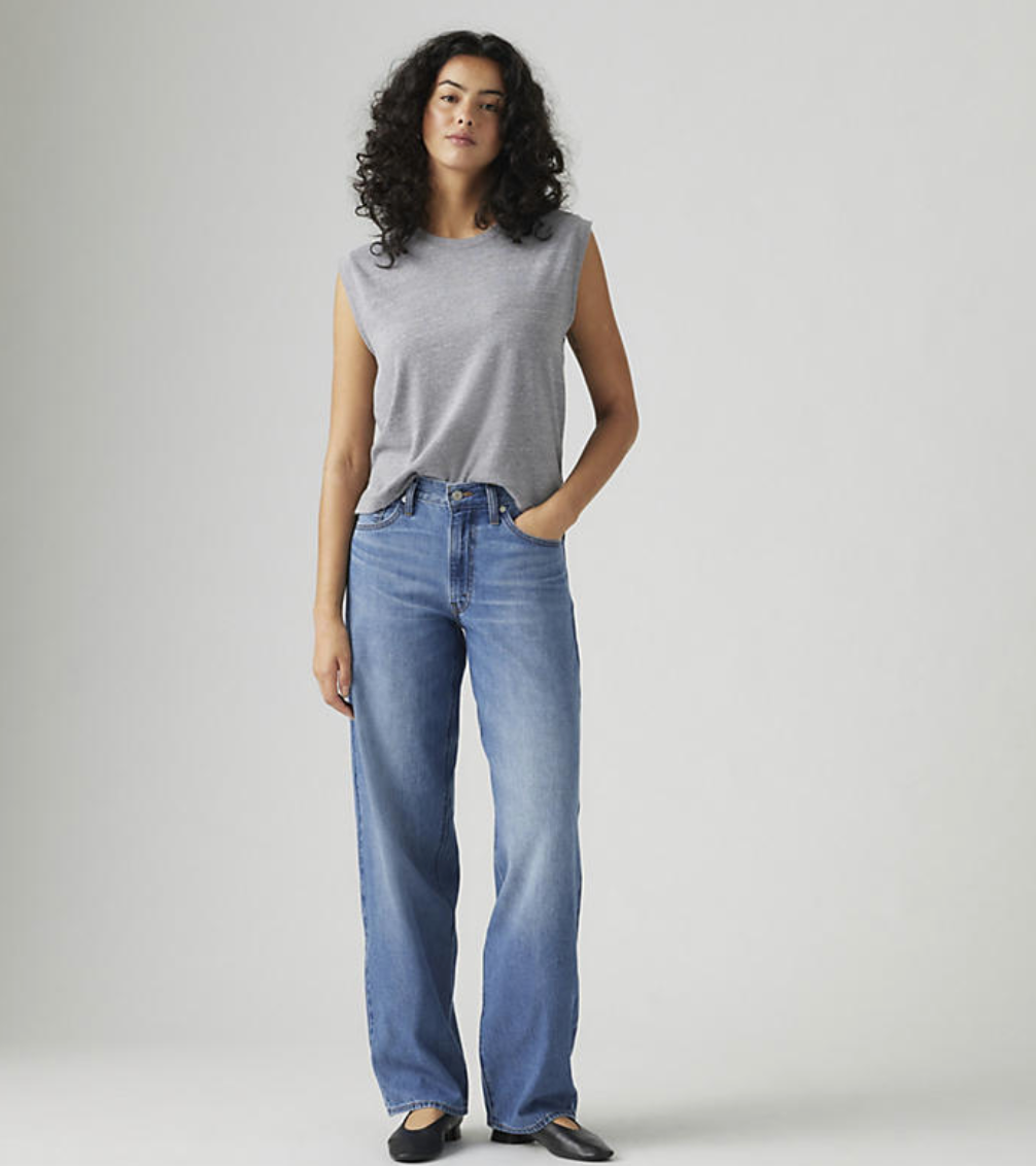 Baggy Dad | Denim (32 length)
