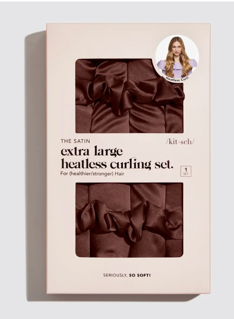 XL Satin Heatless Curling Set