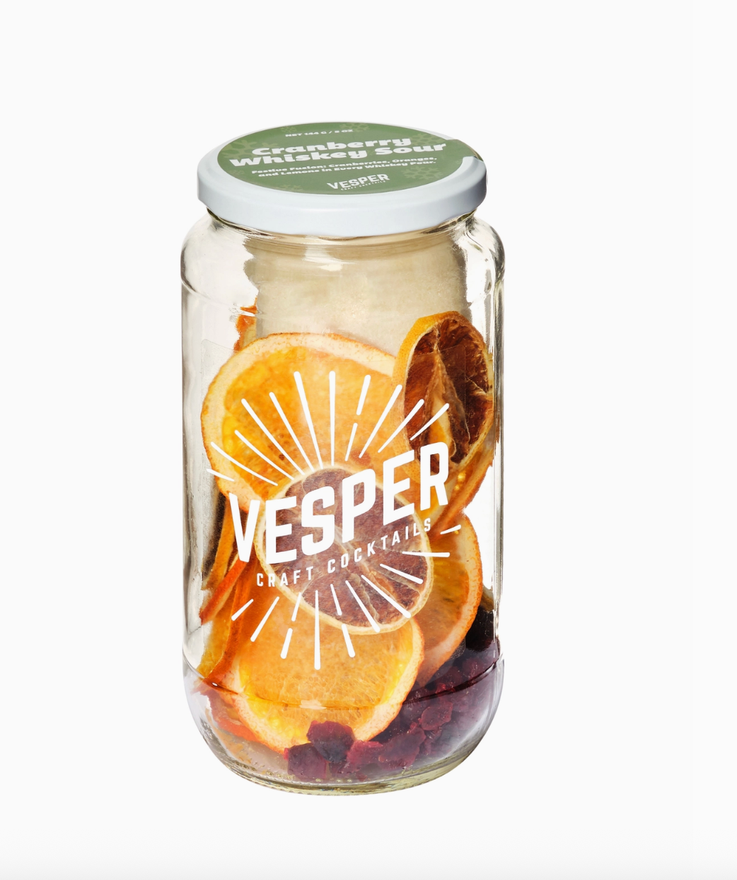 32 oz Craft Cocktail | Cranberry Whisper Sour