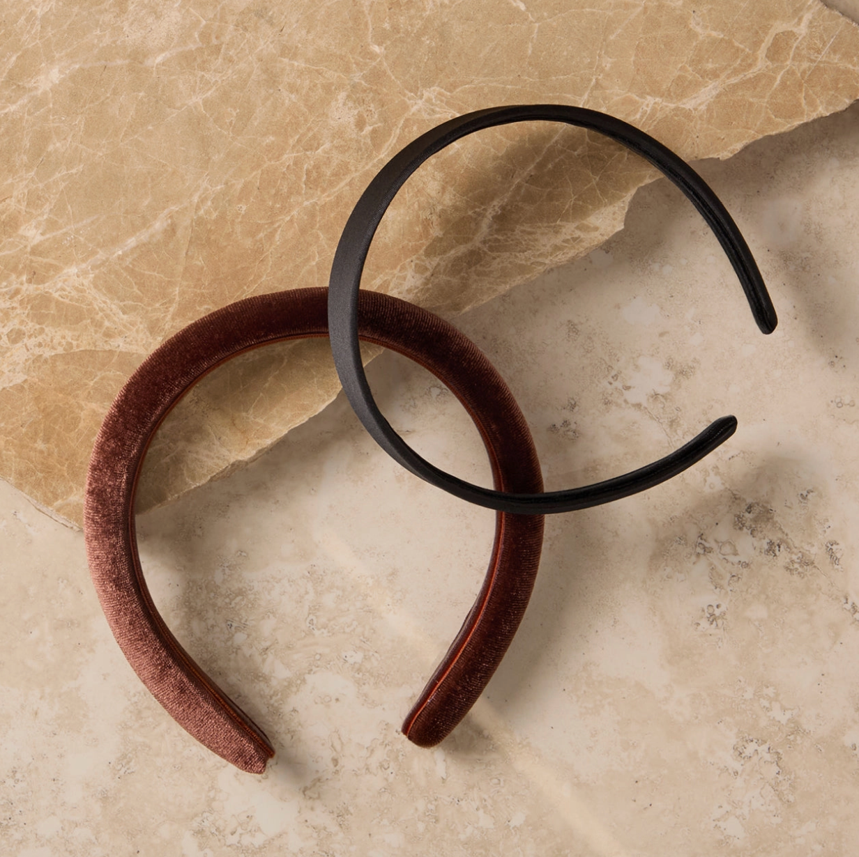Satin + Velvet Headband | Set