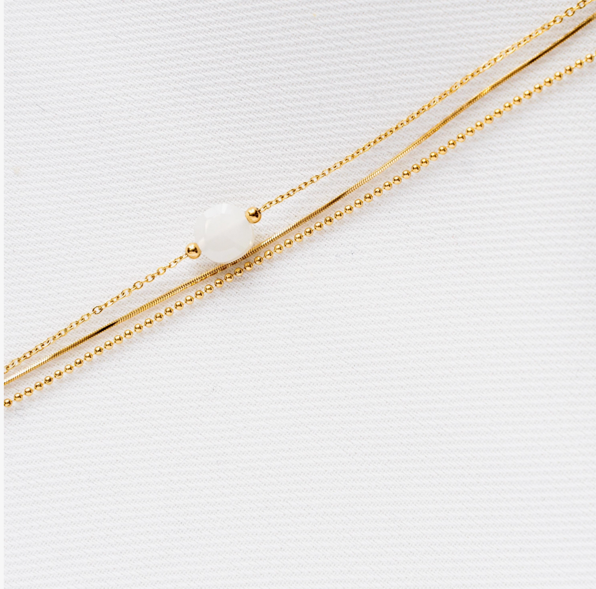 White Agate | Bracelet