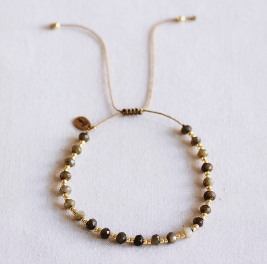 Olive | Beaded Bracelet