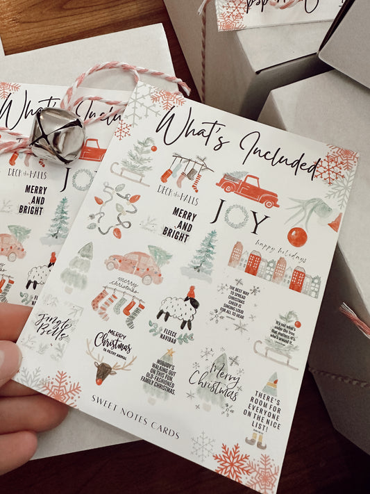 Xmas Card Bundles | Sweet Notes