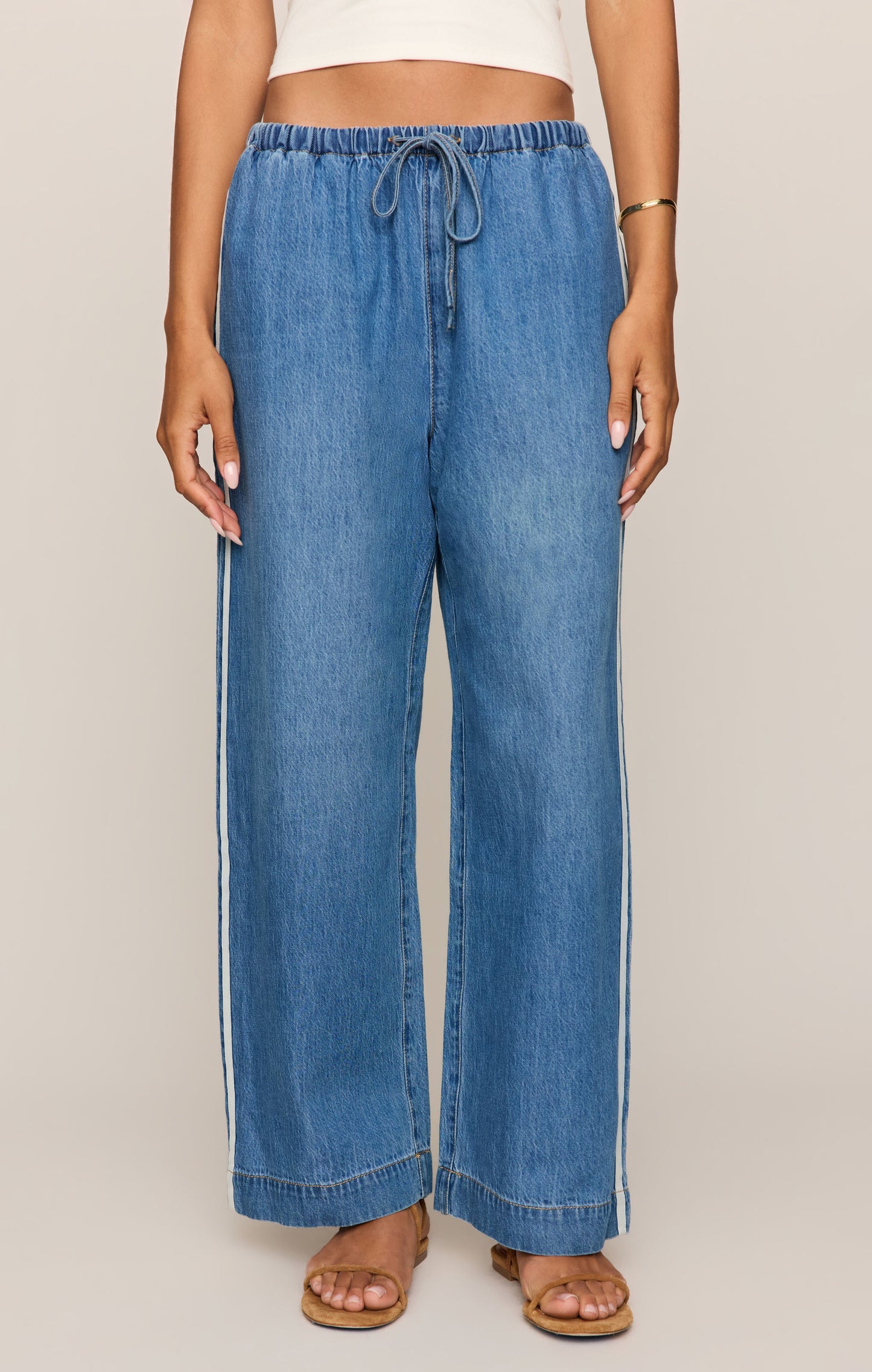 Sidelines | Denim Trouser