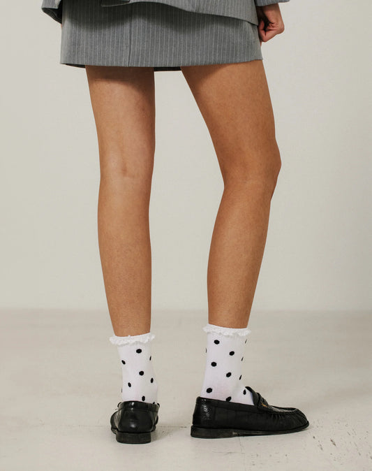 Ruffle Polka | Sock