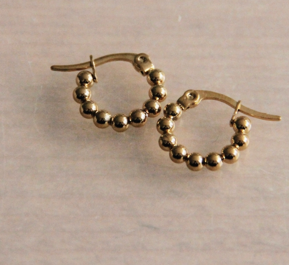 Mini Gold Ball | Creoles