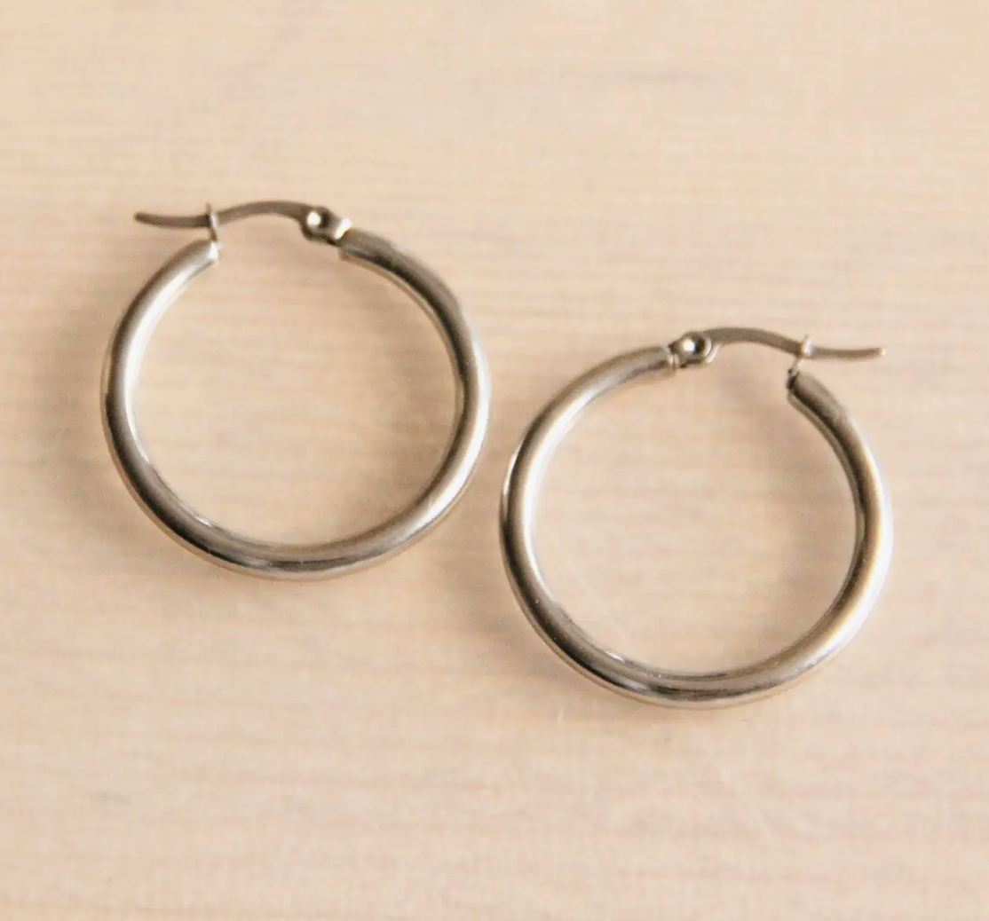 Basic Silver | Hoops
