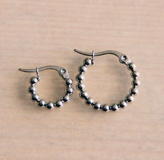 Small Silver Ball | Creoles