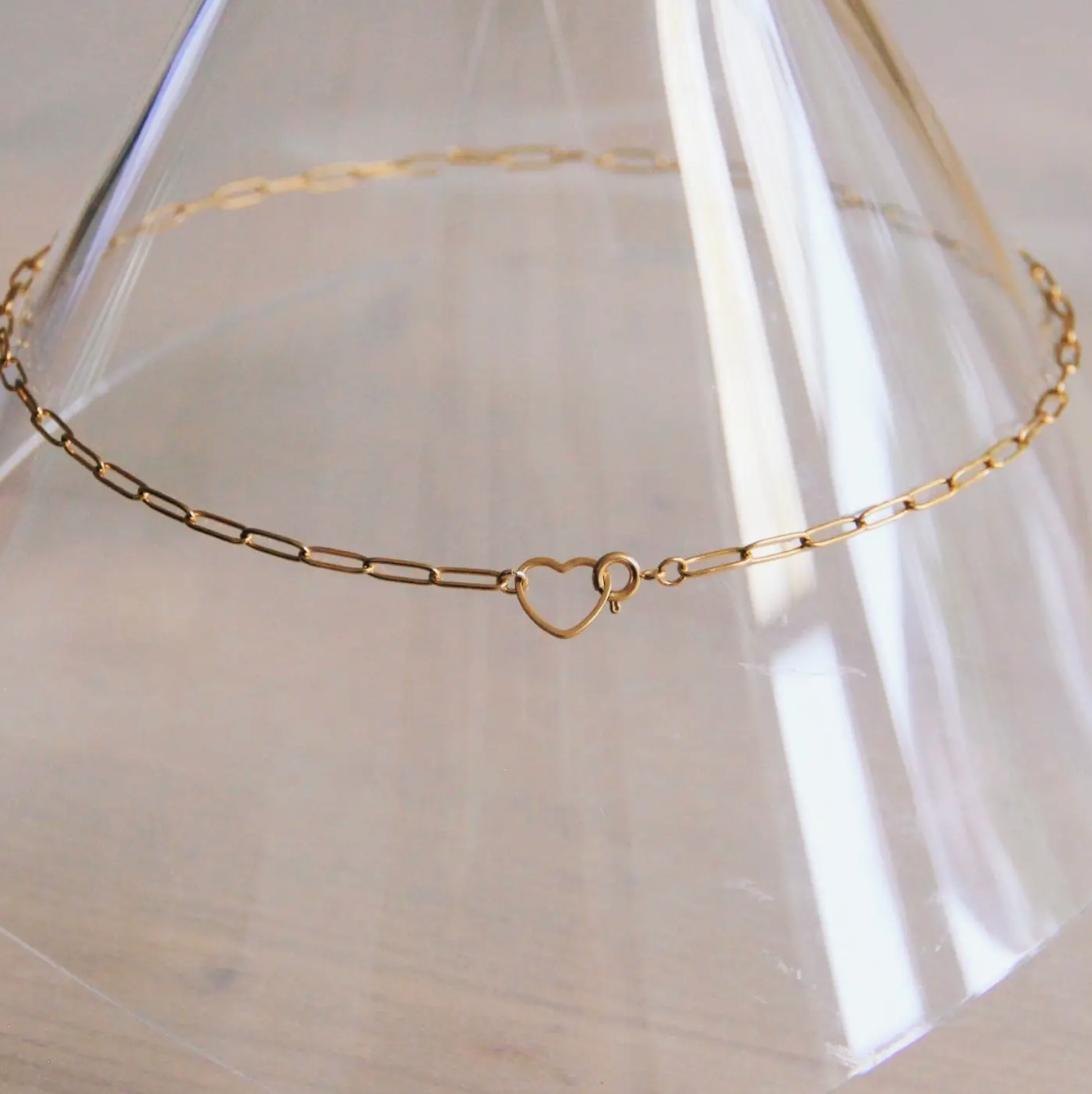 D-Link Chain Heart Gold | Necklace