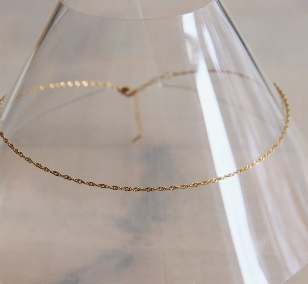 Gold Small Twist | Necklace