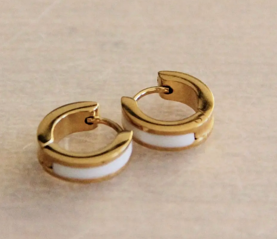 White | Hoops