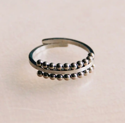 Silver Dotted | Ring