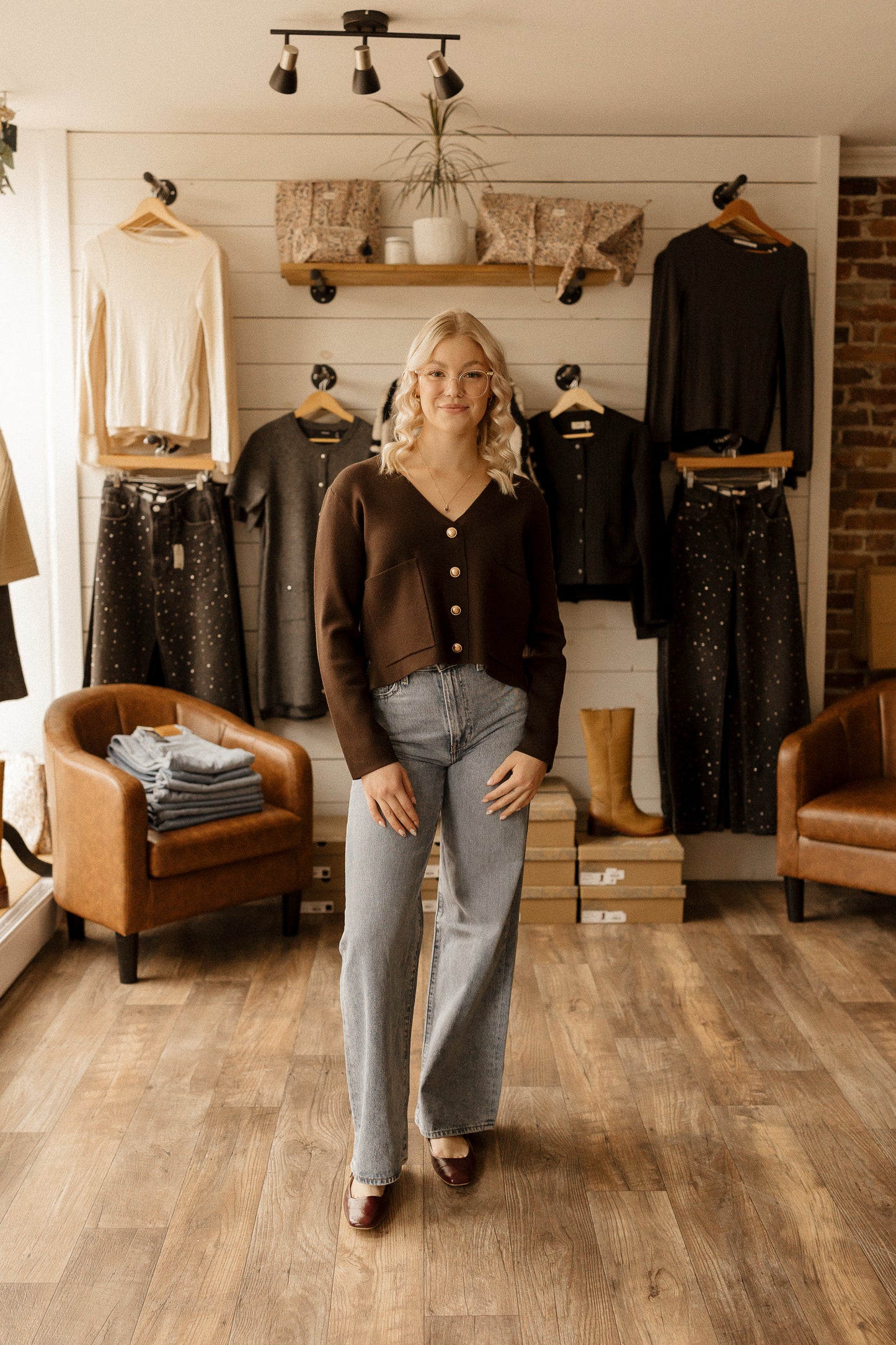 Libby Cropped Cardigan